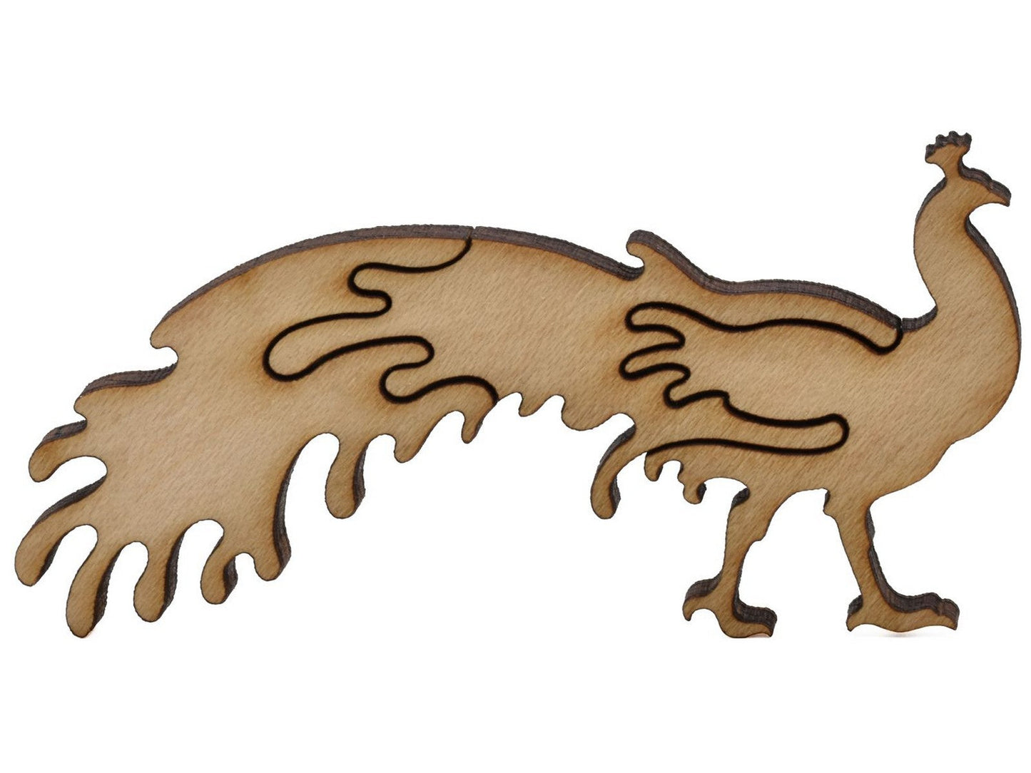 NEW! Peacock Library Lamp Puzzle