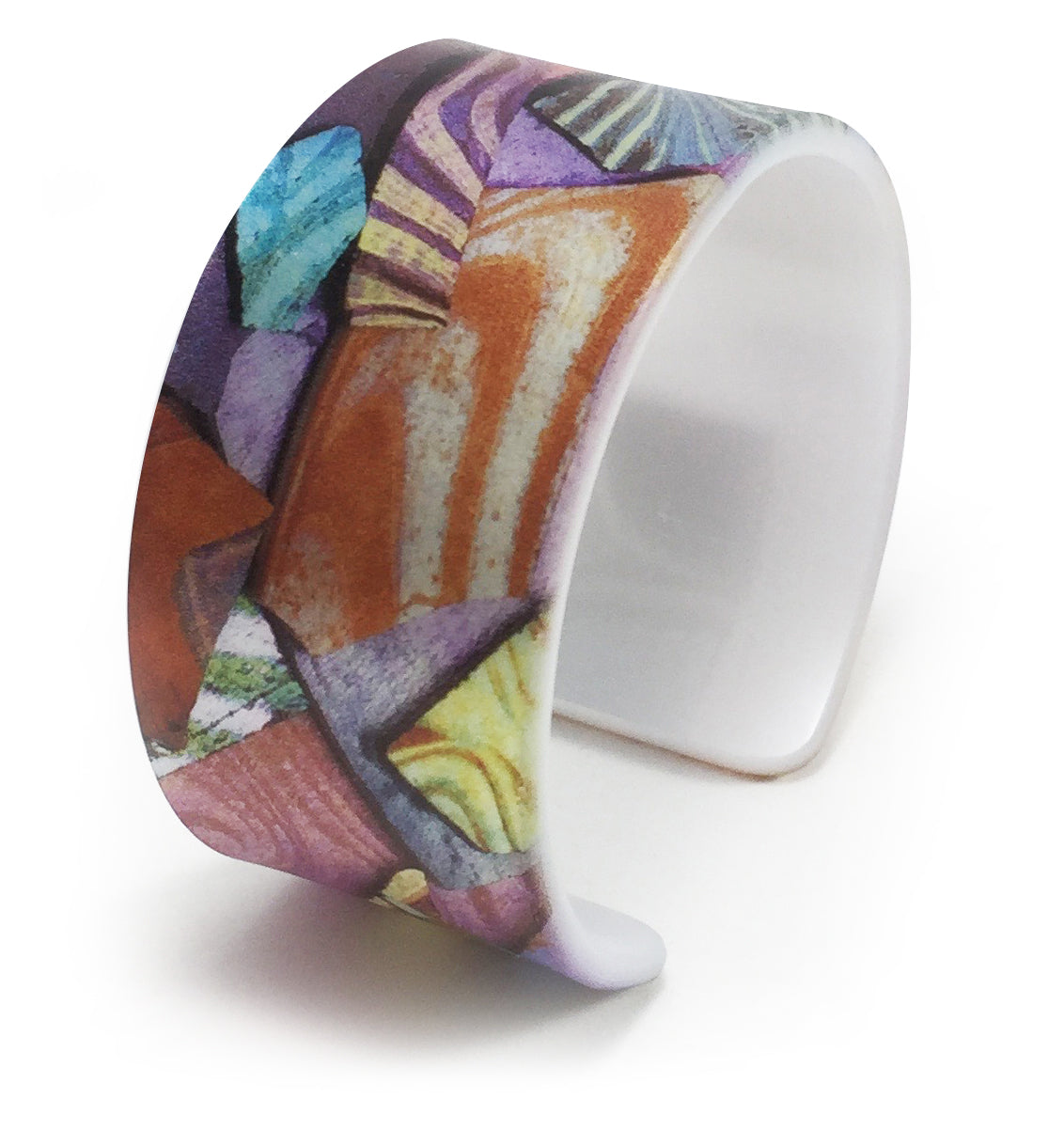 "Iridescence" cuff bracelet