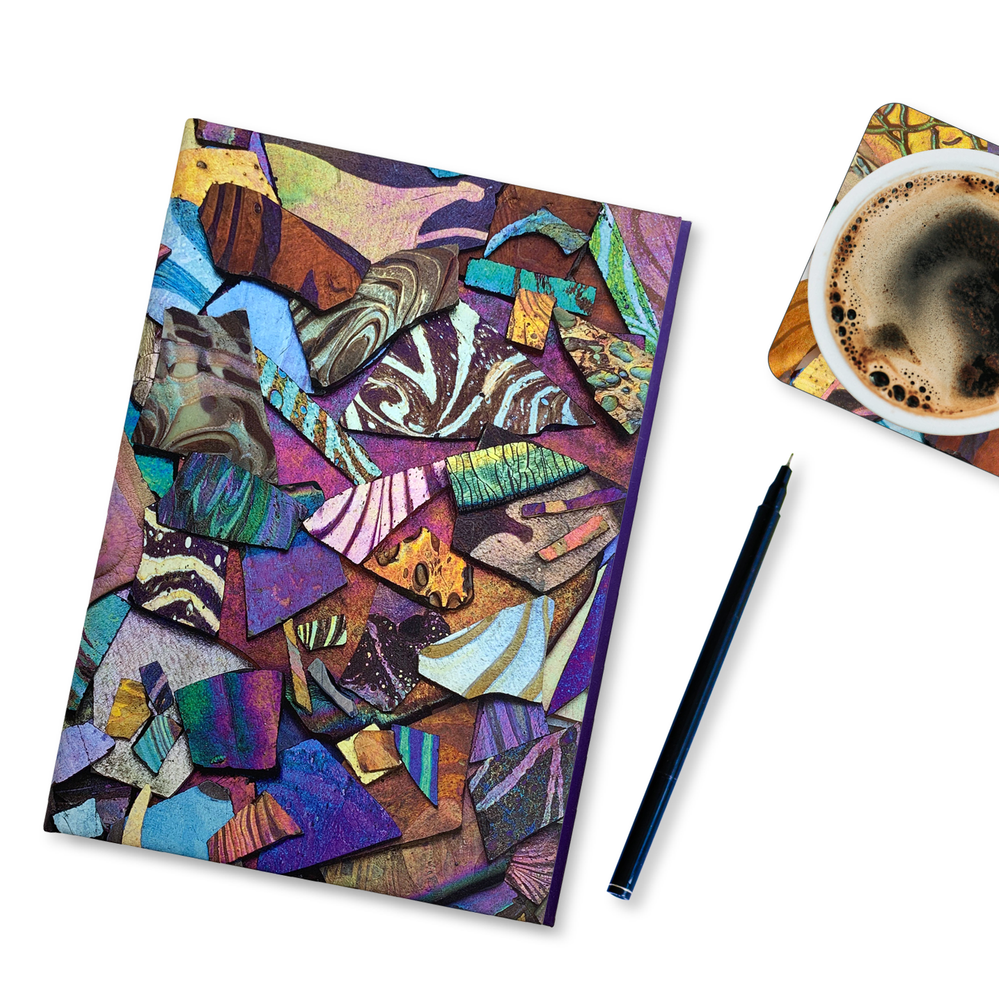"Iridescence" hardcover journal