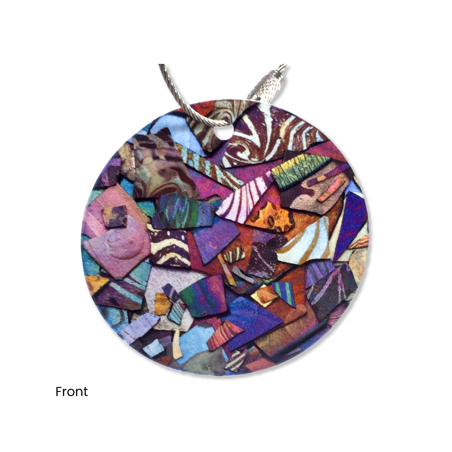 "Iridescence" luggage tag