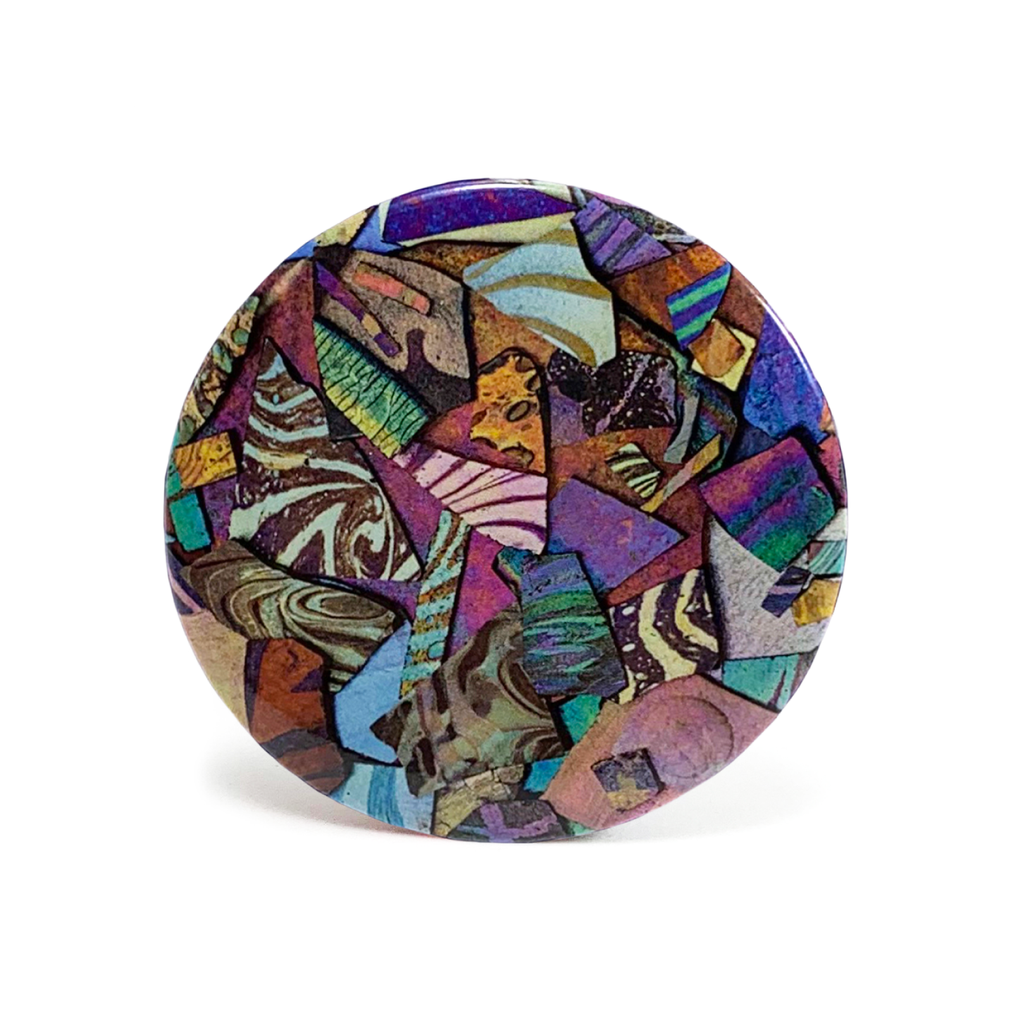 "Iridescence" hand mirror