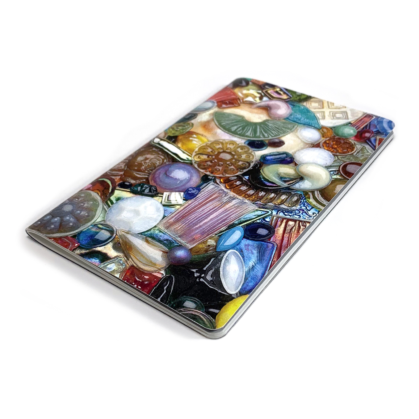 "Glass Jewels" pocket notebook, 2 size options