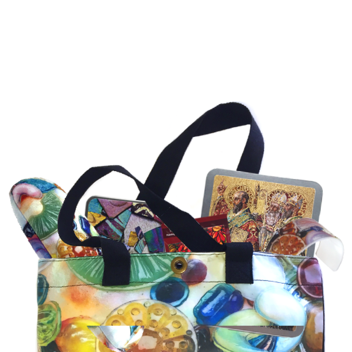 "Glass Jewels" tote bag
