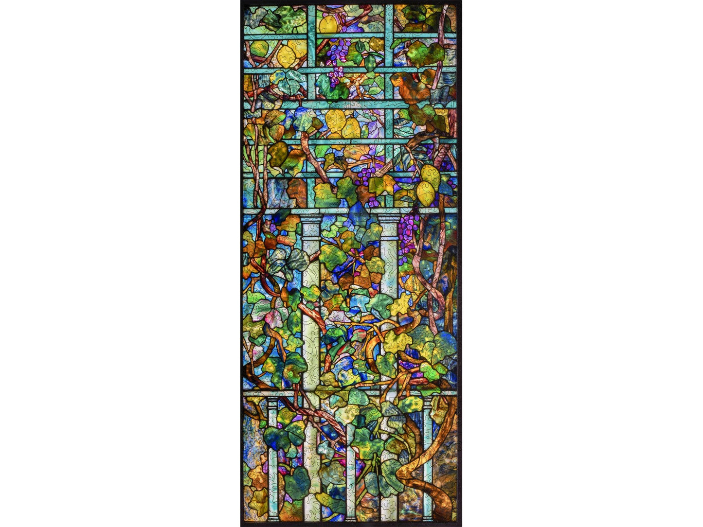 NEW! Lemon Tree with Grapevine and Trellis Window Puzzle