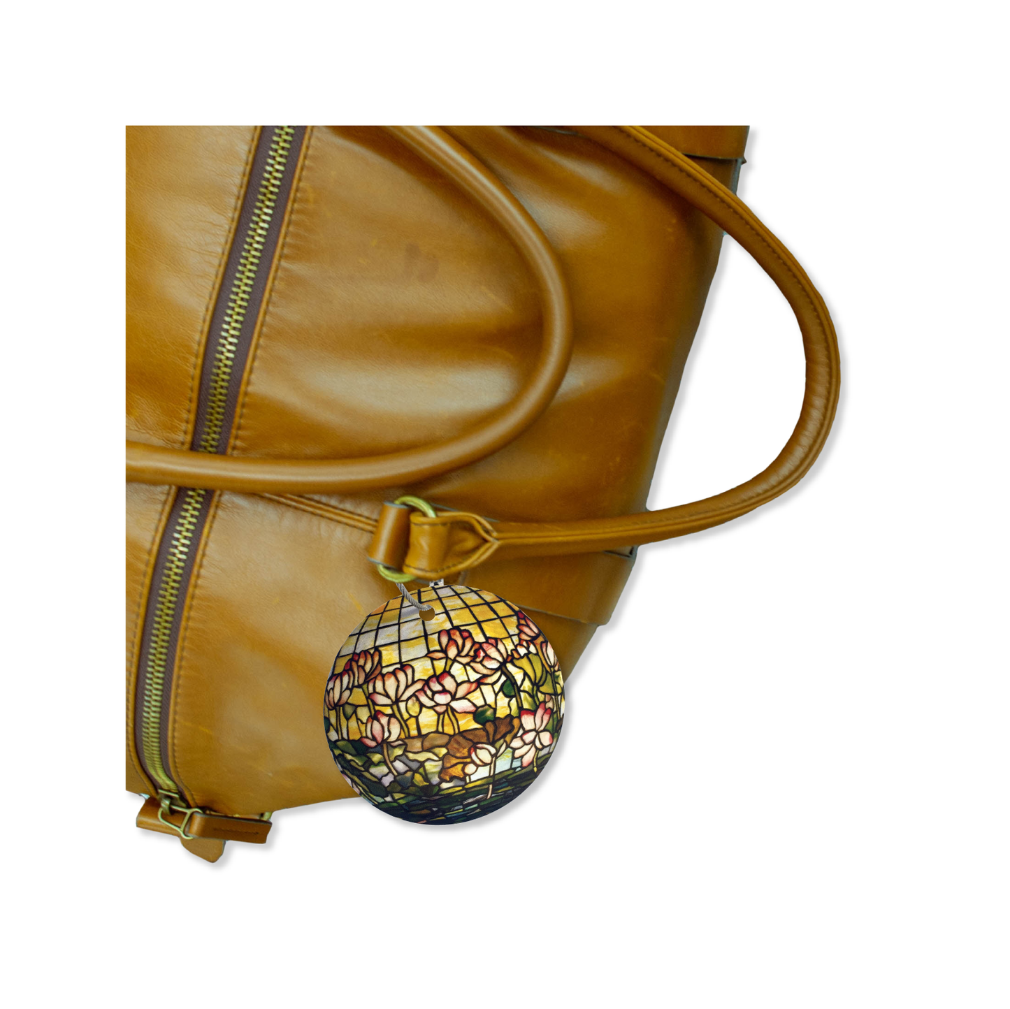 "Lotus Globe" luggage tag
