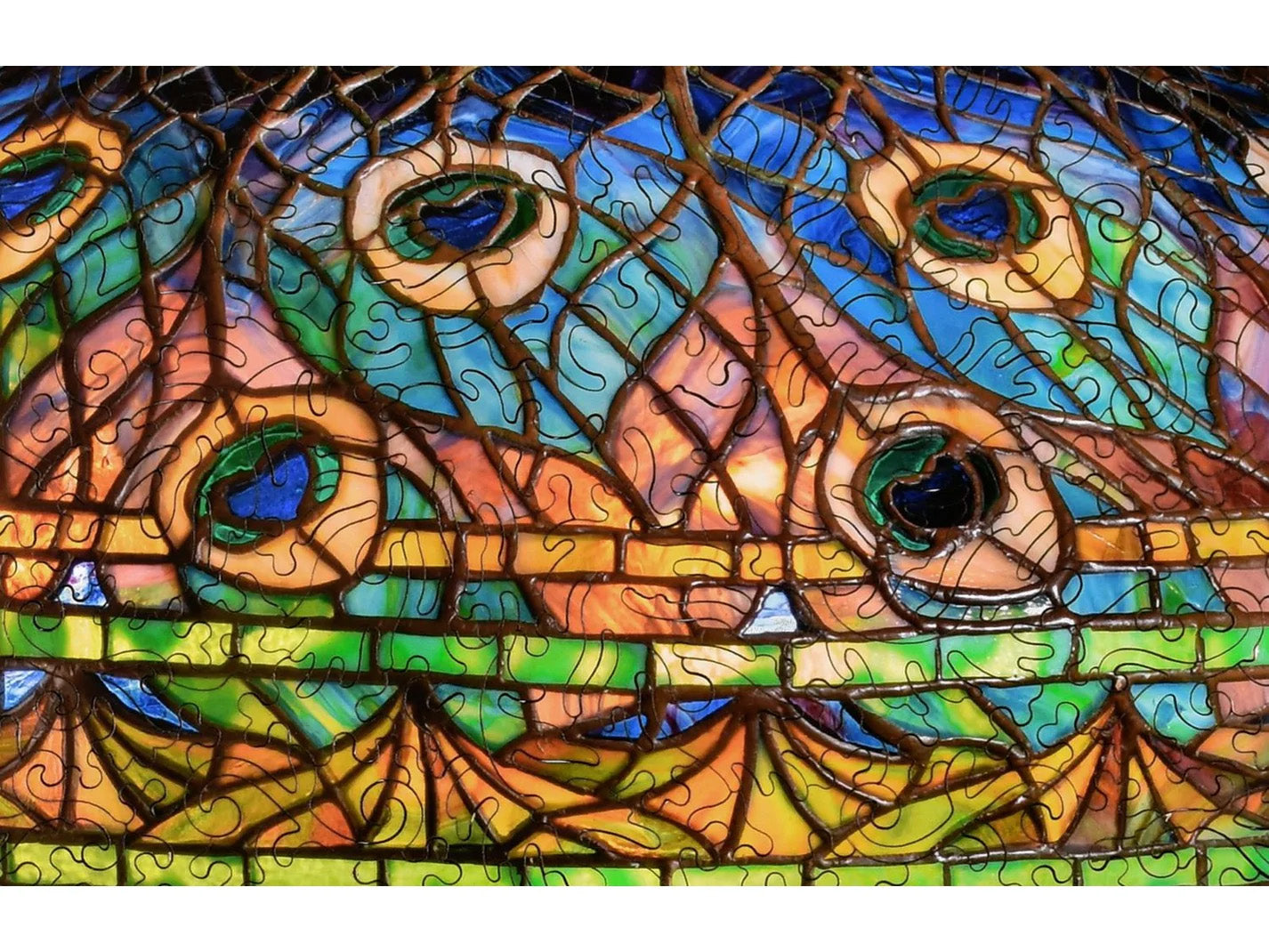NEW! Peacock Library Lamp Puzzle