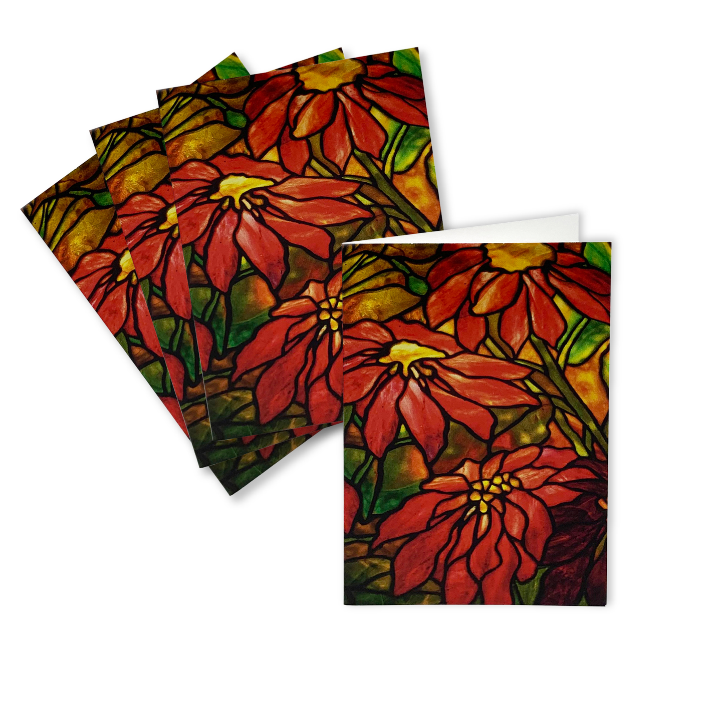 Poinsettia gift enclosures