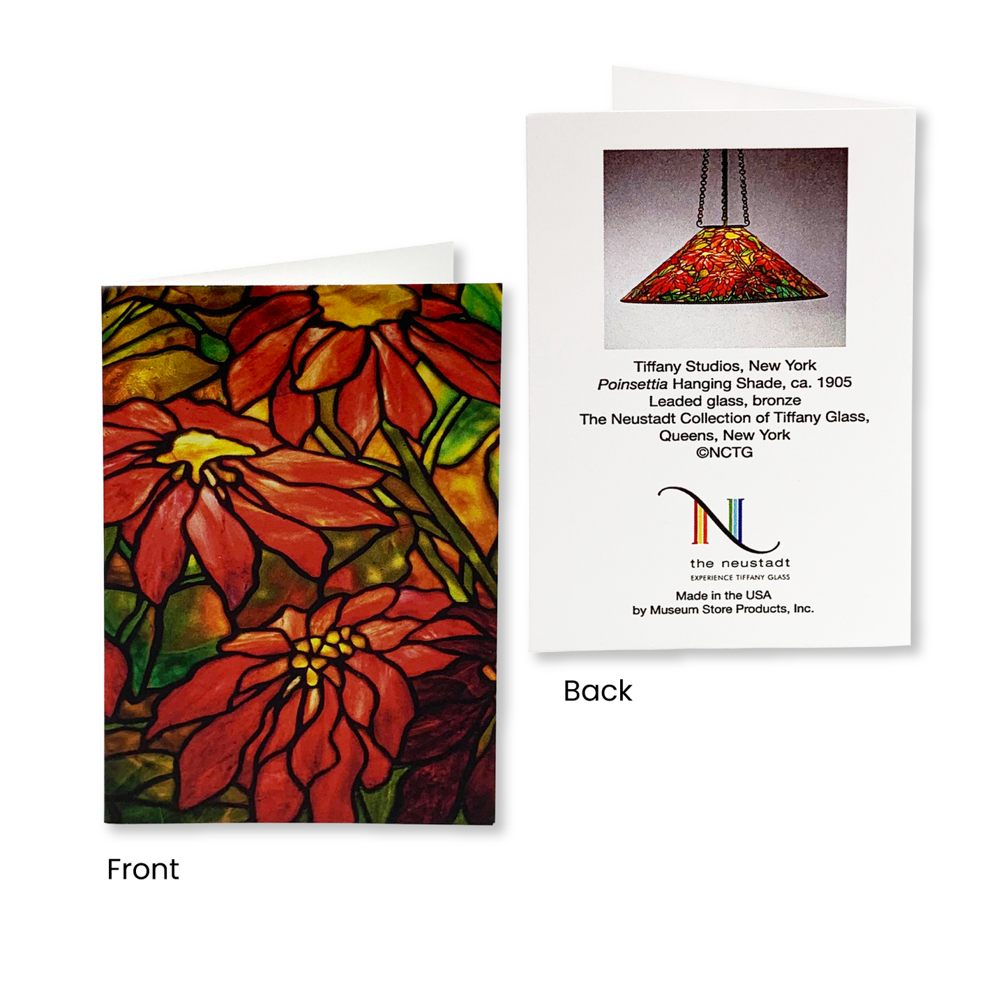 Poinsettia gift enclosures