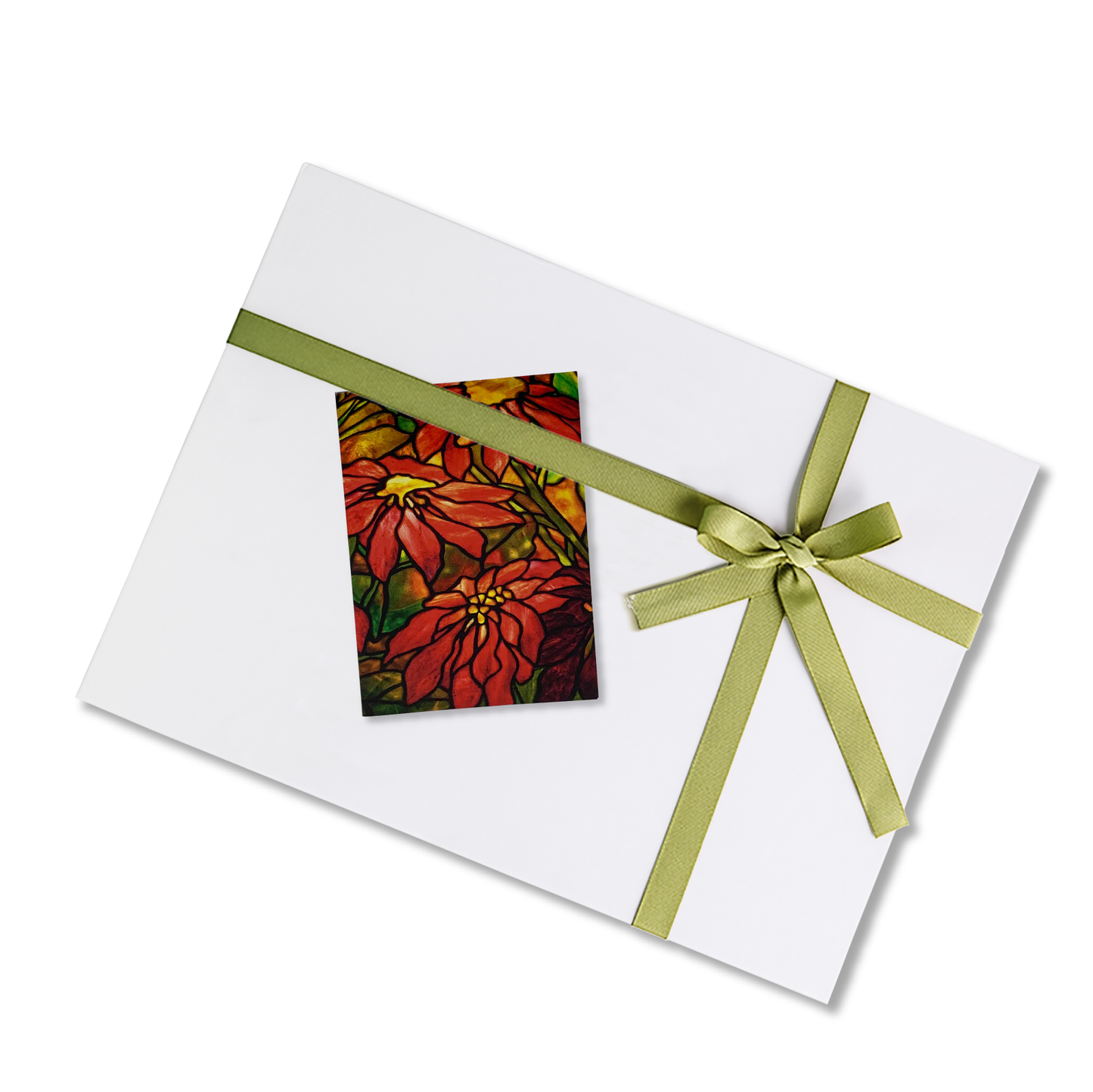Poinsettia gift enclosures