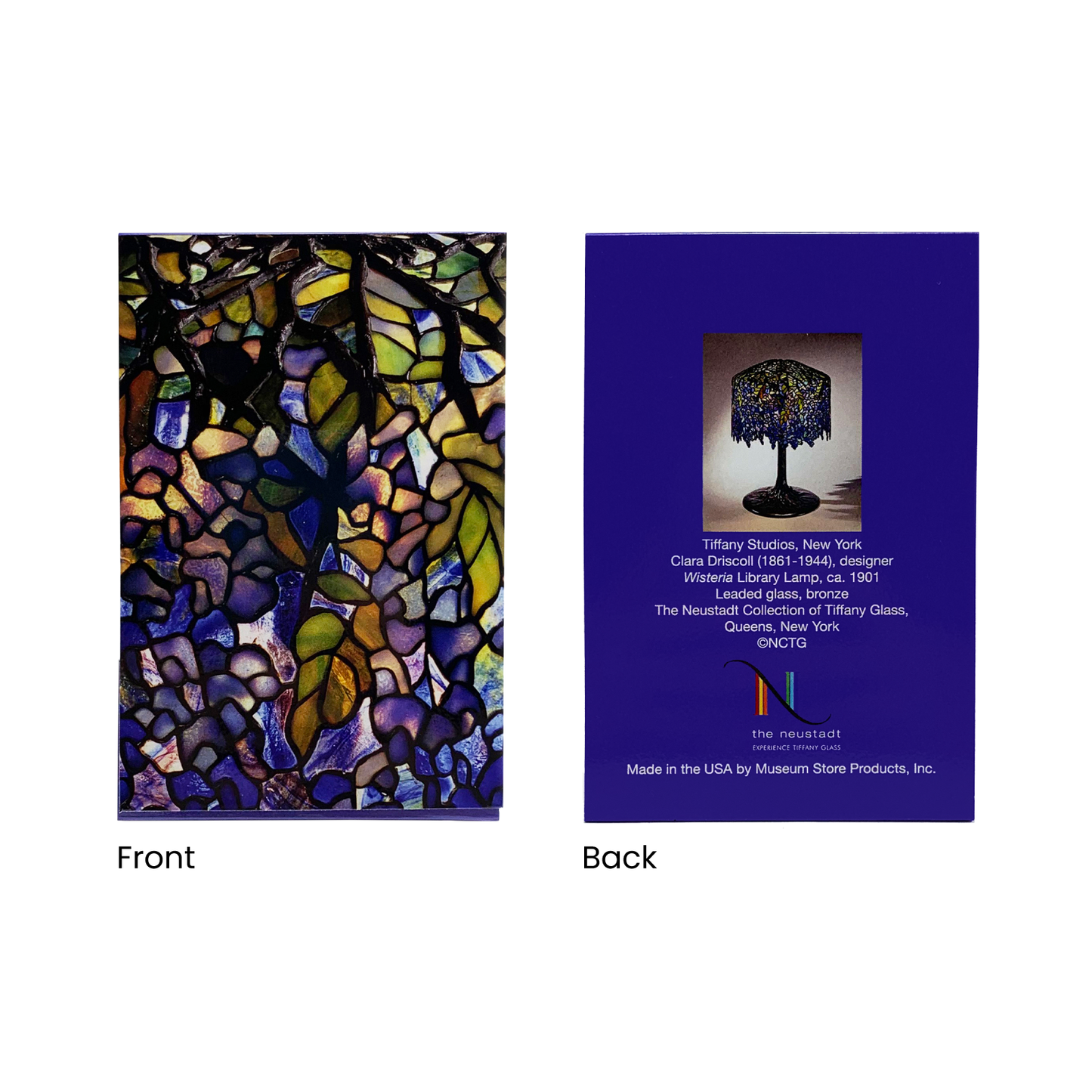 "Wisteria" magnetic notepad