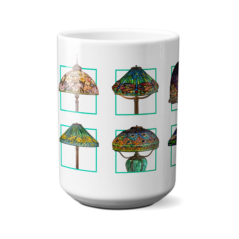 Ceramic mug, luminous lamps
