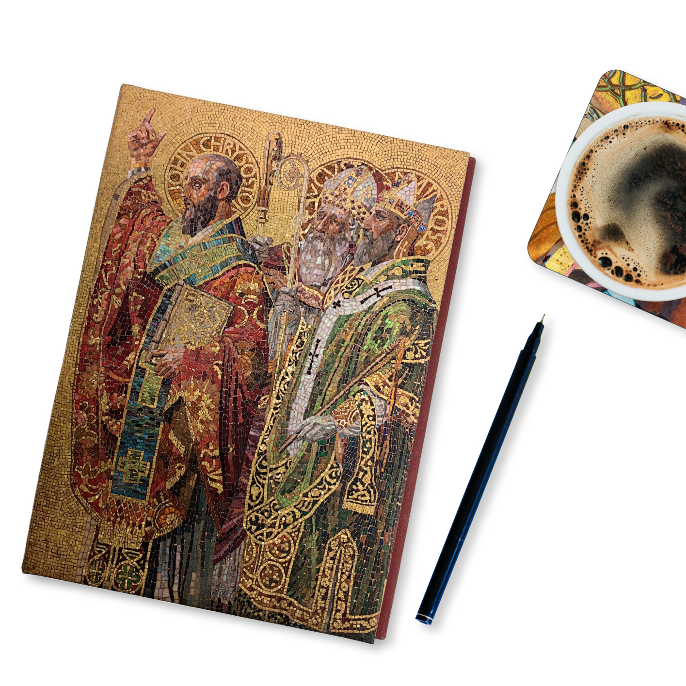 "Fathers of the Church" Mosaic hardcover journal
