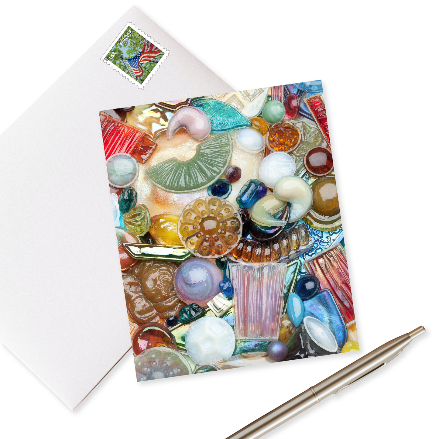 "Glass Jewels" notecards (set of 8)