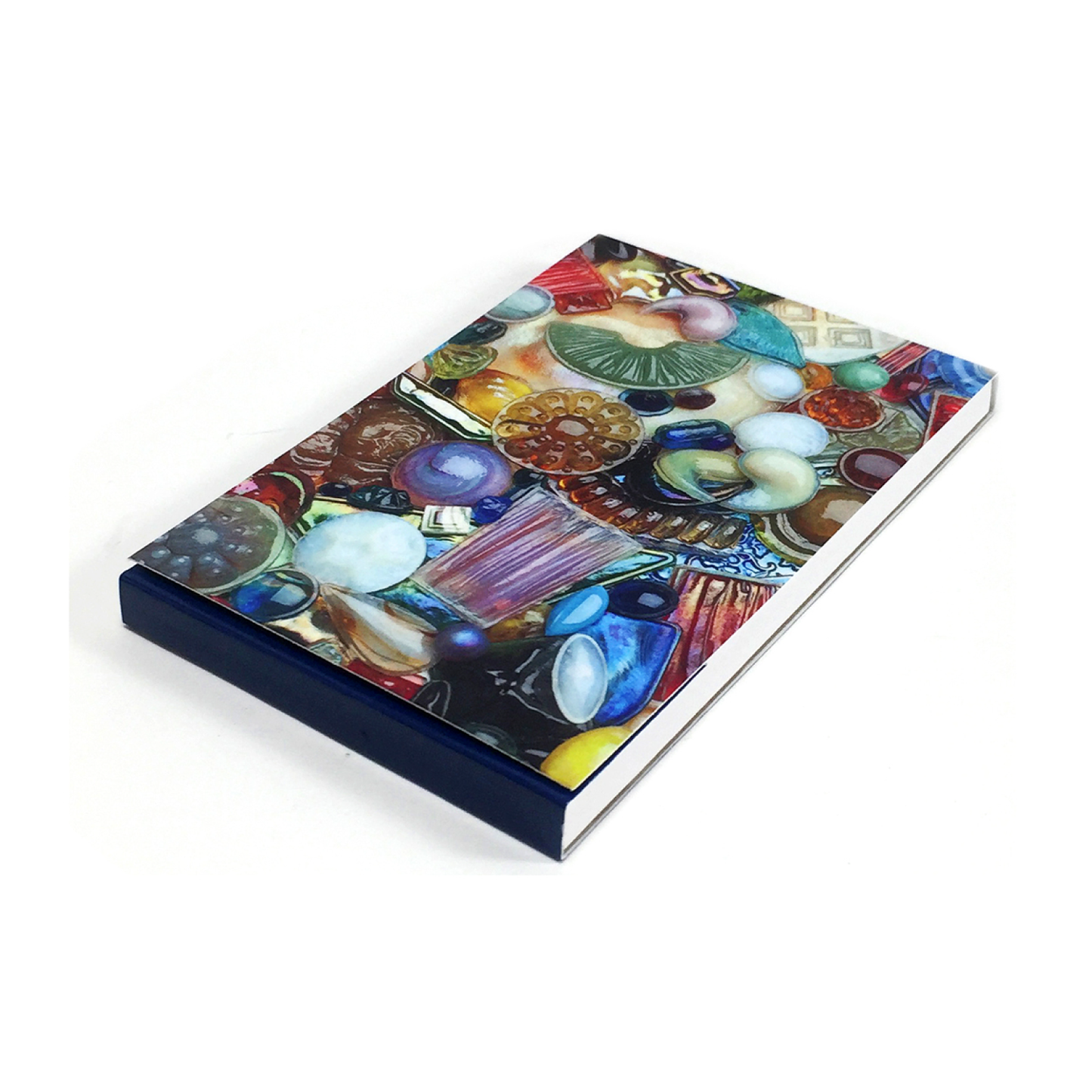 "Glass Jewels" magnetic notepad