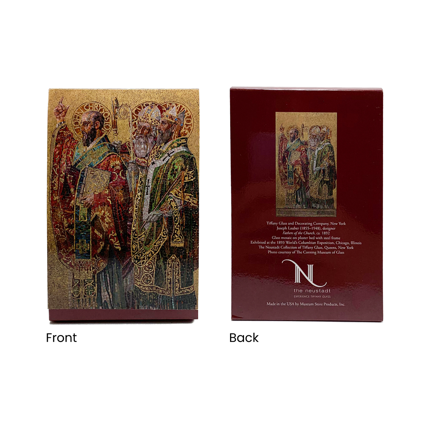 "Fathers of the Church" Mosaic magnetic notepad