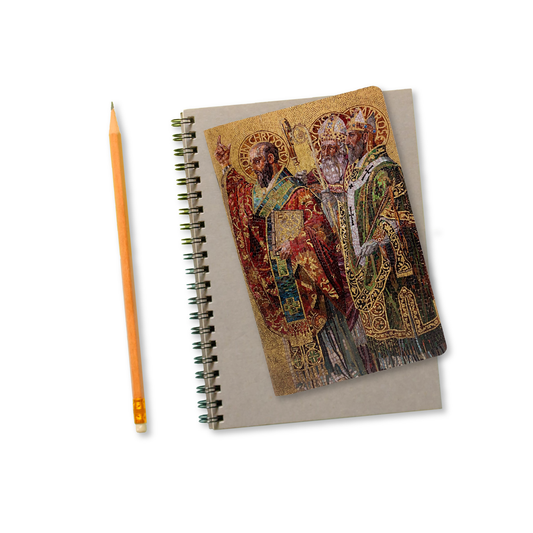 "Fathers of the Church" Mosaic pocket notebook, 2 size options