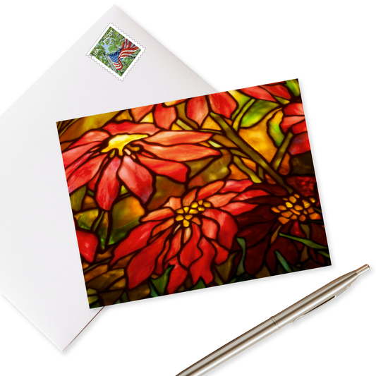 "Poinsettia" notecards (set of 8)
