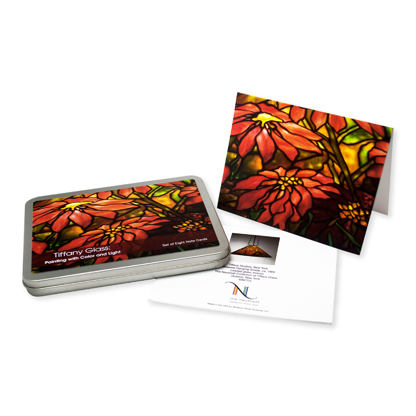 "Poinsettia" notecards (set of 8)